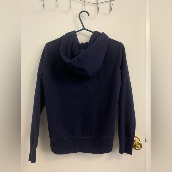 Gap Soft Full Zip Up Sweater Hoodie Dark Navy Blue XS - Picture 3 of 4